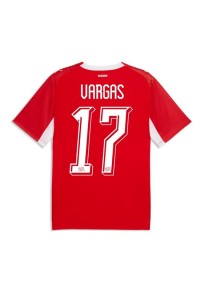 Sveitsi Ruben Vargas #17 Jalkapallovaatteet Kotipaita MM-kisat 2026 Lyhythihainen